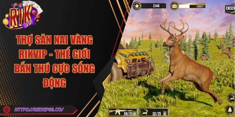 Thợ săn nai vàng Rikvip là một siêu phẩm game bắt thú đổi thưởng đang làm mưa làm gió tại sân chơi. Với đồ họa sinh động, âm thanh sống động, cơ chế phần thưởng hấp dẫn, trò chơi đưa người chơi vào hành trình chinh phục rừng sâu. Game tại Rikvip là cơ hội để người chơi trải nghiệm cảm giác săn tiền thật đầy hồi hộp. Khám phá ngay! Tổng quan về game thợ săn nai vàng Rikvip Thợ săn nai vàng Rikvip là một trong những tựa game giải trí đổi thưởng đang “làm mưa làm gió” trên các cổng game uy tín. Thu hút đông đảo chiến hữu game thủ nhờ lối chơi hấp dẫn, giao diện sinh động. Lấy cảm hứng từ hành trình săn bắn trong rừng sâu, game tái hiện lại khung cảnh thiên nhiên hoang dã cùng những đàn nai quý hiếm. Đây là biểu tượng của phần thưởng giá trị mà người chơi có thể “bắt” được nếu có chiến thuật khéo léo kèm một chút may mắn. Điểm nổi bật của Thợ săn nai vàng Rikvip nằm ở cách chơi đơn giản nhưng đầy kích thích. Người chơi chỉ cần căn góc chuẩn, lựa chọn loại vũ khí phù hợp và ngắm bắn vào mục tiêu là những con đang di chuyển. Mỗi con sẽ mang giá trị thưởng khác nhau, từ điểm số nhỏ đến các phần thưởng đổi thưởng hấp dẫn. Đặc biệt, game còn tích hợp hệ thống combo và kỹ năng hỗ trợ giúp tăng cơ hội chiến thắng cũng như gia tăng tính giải trí cho mỗi lượt bắn. Không chỉ vậy, web còn chú trọng đến trải nghiệm người chơi khi đầu tư mạnh vào đồ họa 3D sắc nét, âm thanh rừng núi sống động. Mang đến cảm giác như đang tham gia vào một chuyến đi bắt thực thụ. Đây chắc chắn là “món ăn tinh thần” thú vị mà bạn không nên bỏ lỡ trong kho tàng game. Vài nét về thợ săn nai vàng Rikvip Luật tham gia thợ săn nai vàng Rikvip cho người mới Dưới đây đã tổng hợp luật cơ bản mà người mới cần ghi nhớ khi tham gia tựa game hấp dẫn này: Luật chọn cấp độ bắt: Thợ săn nai vàng Rikvip chia thành nhiều cấp độ như dễ, trung bình, khó. Người chơi mới nên bắt đầu từ cấp dễ để làm quen với cách điều khiển súng, di chuyển tầm ngắm và tốc độ ra nai. Mỗi cấp sẽ có tỷ lệ xuất hiện nay khác nhau, càng lên cao, phần thưởng càng lớn nhưng đi kèm với thách thức cao hơn. Luật sử dụng đạn: Mỗi loại súng trong Thợ săn nai vàng Rikvip đều sử dụng số lượng đạn tương ứng với sức mạnh cùng tầm sát thương. Người chơi cần chọn loại đạn phù hợp với mục tiêu, con thường hay con vàng quý hiếm, nhằm tối ưu hóa hiệu quả bắt bắn, tiết kiệm tài nguyên. Xác định trúng thưởng: Chỉ khi bạn bắn trúng các con có ánh hào quang vàng (nai vàng), phần thưởng mới thực sự giá trị. Ngoài ra, việc tiêu diệt được con còn giúp mở khóa các vòng quay may mắn hoặc rương báu, mang lại thêm nhiều cơ hội bắt vật phẩm khủng. Luật comb, chuỗi điểm thưởng: Thợ săn nai vàng Rikvip có cơ chế cộng dồn điểm khi người chơi tiêu diệt nhiều mục tiêu liên tiếp trong thời gian ngắn. Nếu đạt combo nhất định, người chơi sẽ được thưởng thêm vàng, đạn miễn phí hoặc nâng cấp súng trong thời gian giới hạn. Chia sẻ luật chơi game chi tiết Bật mí thủ thuật chơi thợ săn nai vàng Rikvip chắc thắng Điểm qua thủ thuật chơi cực kỳ hiệu quả mà dân chuyên bắt thưởng lâu năm thường áp dụng để tối đa hóa cơ hội thắng cuộc: Chọn thời điểm vàng để săn nai Thời điểm vào thợ săn nai vàng Rikvip là yếu tố quan trọng không kém. Theo kinh nghiệm từ các cao thủ, khung giờ có ít người chơi thường giúp bạn dễ “chốt hạ” con hơn. Khi không bị nhiều người cạnh tranh, tỷ lệ săn được phần thưởng giá trị cũng sẽ cao hơn, đặc biệt vào các giờ khuya hoặc sáng sớm. Canh đúng lúc để săn bắt nai Nhắm mục tiêu vào nai vàng thay vì bắn đại trà Nhiều người mới thường có thói quen bắn bừa để mong trúng thưởng, nhưng điều này chỉ khiến bạn nhanh mất điểm mà không hiệu quả. Hãy quan sát kỹ và chỉ nhắm vào những chú nai có màu vàng hoặc được hệ thống đánh dấu là “nhiệm vụ đặc biệt”, vì đây là các mục tiêu có phần thưởng hấp dẫn hơn nhiều. Dùng đúng loại vũ khí trong thợ săn nai vàng Rikvip Trong nền tảng, mỗi loại súng có sức công phá và hiệu quả khác nhau. Nếu muốn bắn trúng nai vàng nhanh chóng, bạn cần chọn loại súng mạnh, tăng tốc độ bắn và sát thương cao. Đừng ngại đầu tư điểm để nâng cấp vũ khí, vì đây là yếu tố then chốt giúp bạn thắng lớn. Kết luận Thợ săn nai vàng Rikvip là hành trình chinh phục phần thưởng cực lớn dành cho những tay săn dày dạn kinh nghiệm. Rikvip chắc chắn là sân chơi không thể bỏ lỡ cho bất kỳ bạn cược nào đam mê săn thưởng trực tuyến.